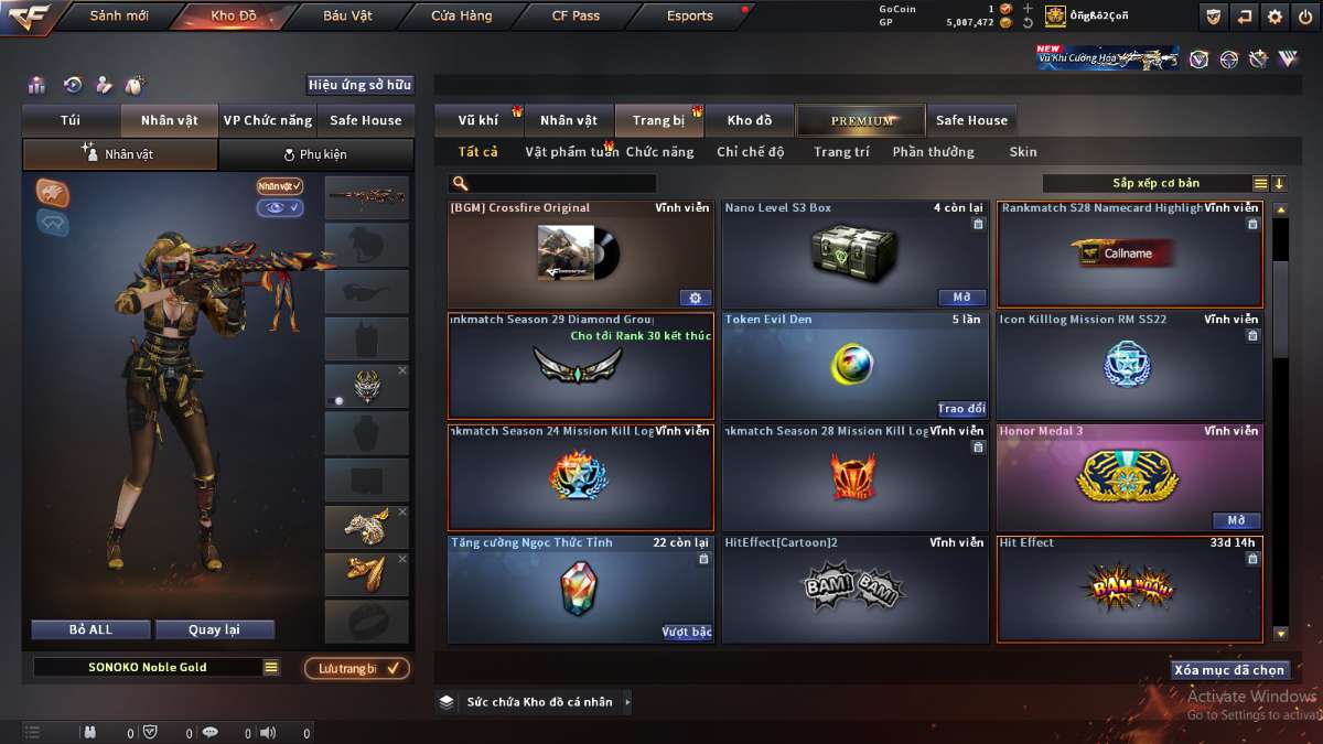 shop acc cf uy tin gia re